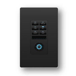 AMX MET-6NE-BL - Metreau 6-Button Ethernet Keypad with Navigation  Black